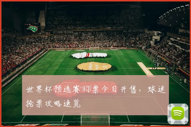 世界杯预选赛门票今日开售,球迷抢票攻略速览