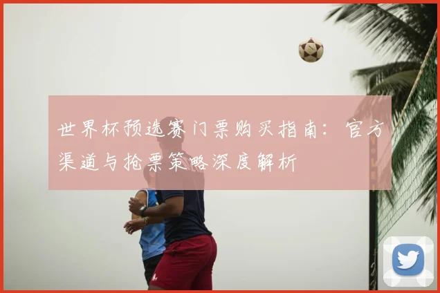 世界杯预选赛门票购买指南:官方渠道与抢票策略深度解析